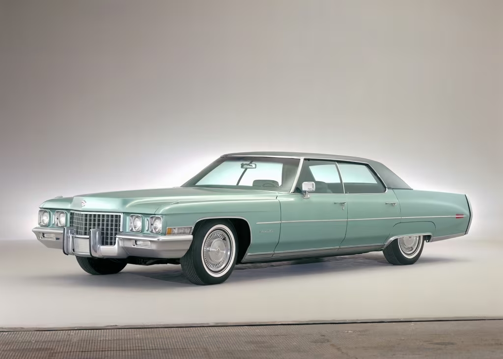 Cadillac de ville verde