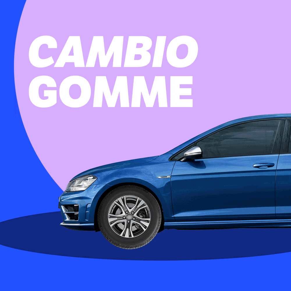 Cambio gomme auto - animazione