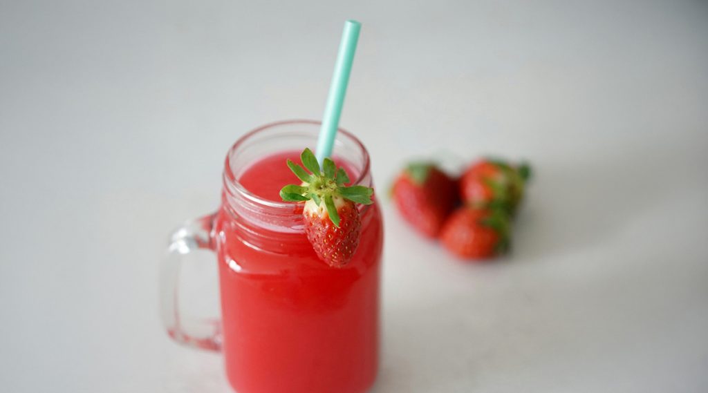 Centrifuga con fragole