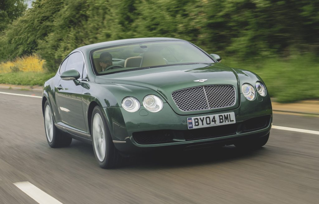 Bentley Continental GT verde