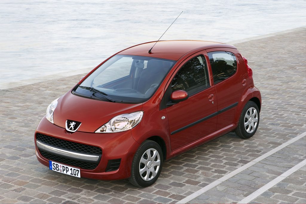 Peugeot 107 rossa