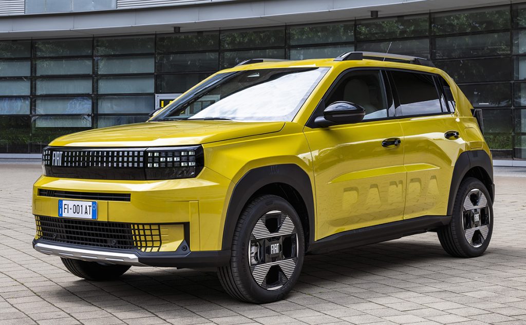 Fiat Grande Panda gialla