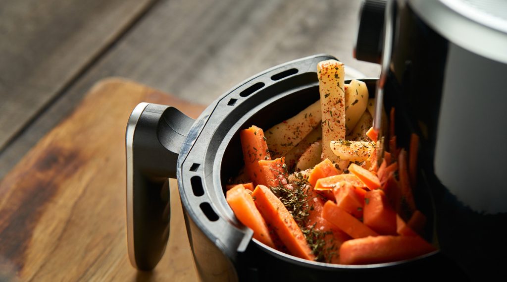 friggitrice ad aria com verdure