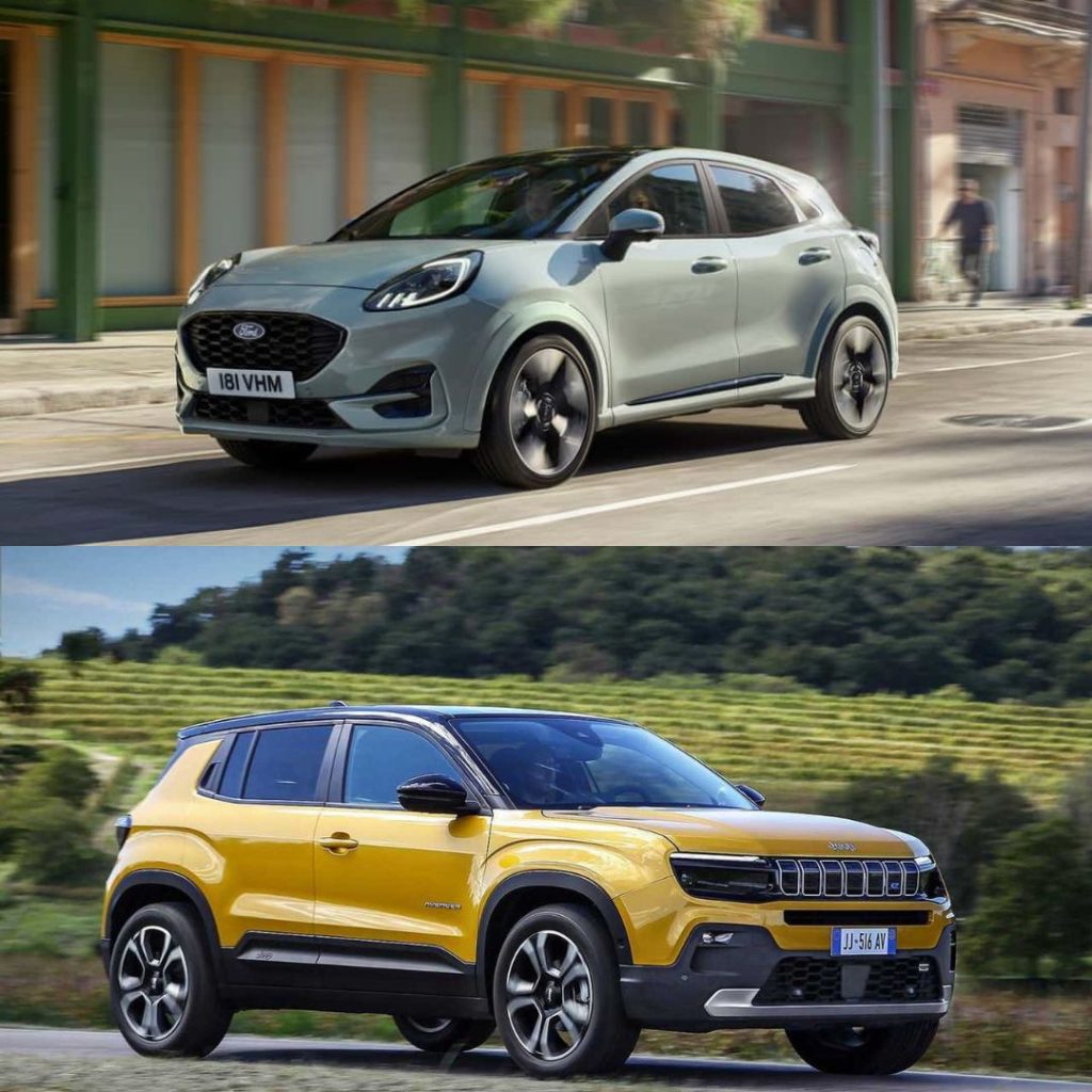 Ford Puma vs Jeep Avenger