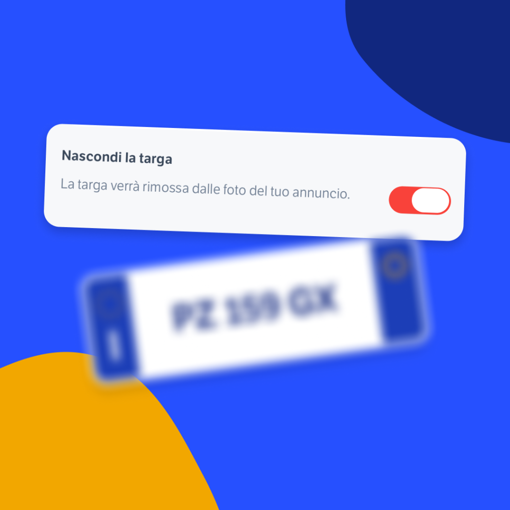 oscura targa AI su Subito Motori