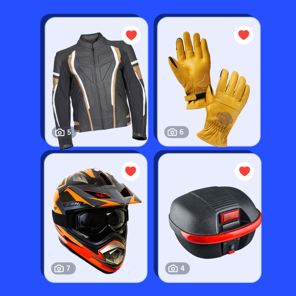 accessori per la moto stilizzati per Subito Motori