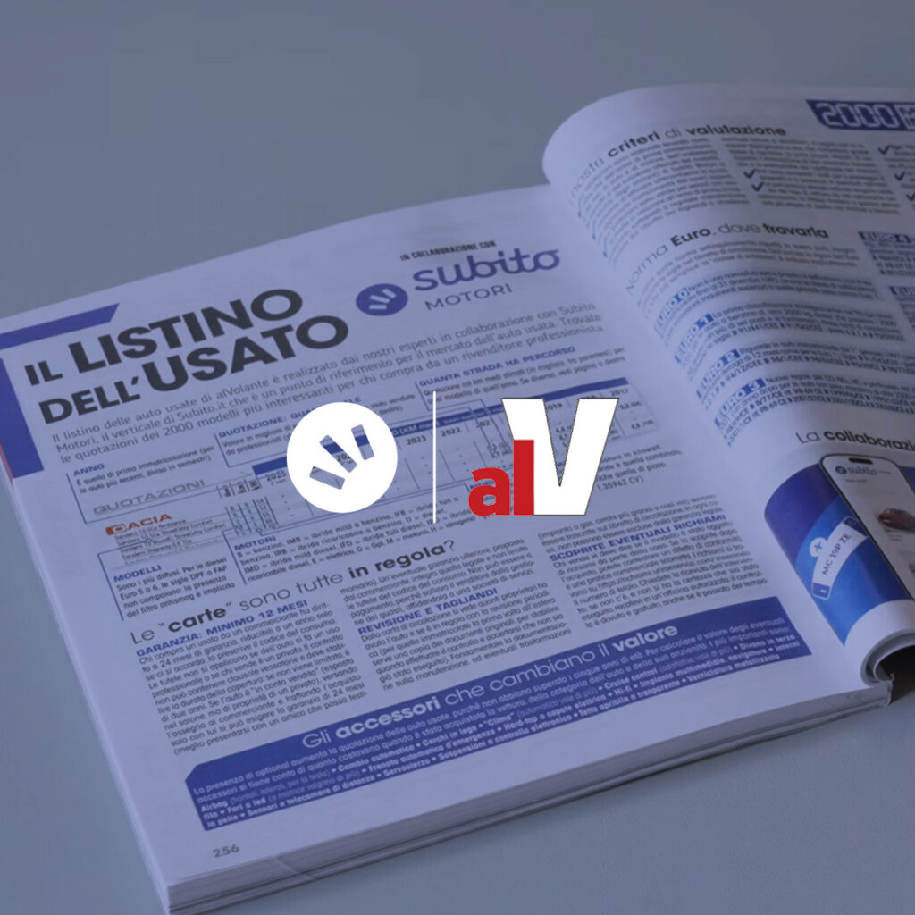 Immagine listino dell'usato di AlVolante in collaborazione con Subito Motori